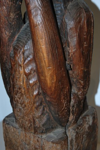 Deux corbeaux en chêne, XVIIe siècle - Antiquités Paul Azzopardi
