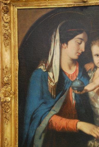 Tableaux et dessins Tableaux XIXe siècle - Vierge et l'Enfant - François REYNAUD (1825 - 1909)