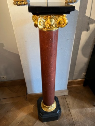 Antiquités - Colonne corinthienne d'époque Napoléon III