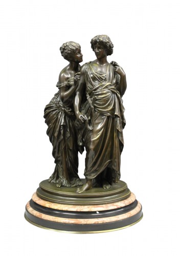 Orphée et Eurydice d'après Hippolyte Moreau (1832-1927)