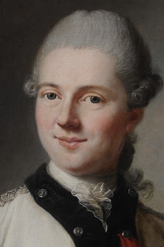 Tableaux et dessins Tableaux XVIIIe siècle - Marianne Loir (1705-1783) - Portrait présumé du baron de Vennac