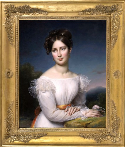 Paulin-Guérin (1783-1855) Portrait de Mademoiselle Mante de la Comédie Française