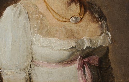 Louis-Léopold BOILLY (1761-1845) - Portrait de jeune femme - Galerie de Frise