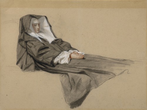 Isidore Pils (1815-1875) - La mort d’une soeur de charité