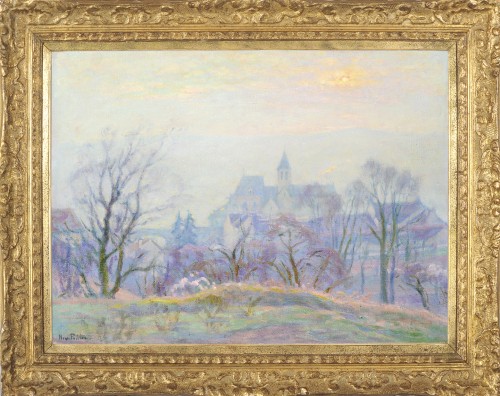 Henri Pailler (1876-1954) - Neige à Triel sur Seine Yvelines