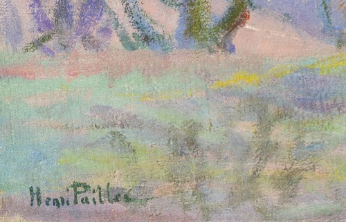 Art Déco - Henri Pailler (1876-1954) - Neige à Triel sur Seine Yvelines