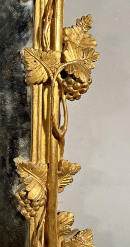 Louis XV - Miroir en bois doré, Provence époque Louis XV vers 1760