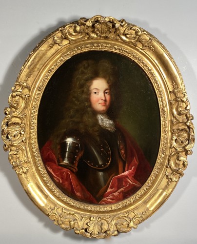 Portrait de chevalier, école française vers 1700-1710 - Louis XIV