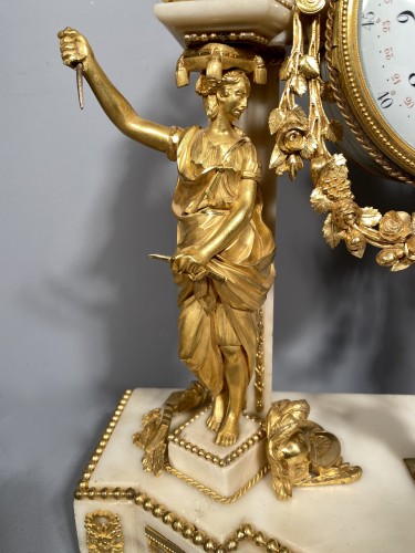 Horlogerie Pendule - Pendule allégorie du Théâtre, Paris époque Louis XVI