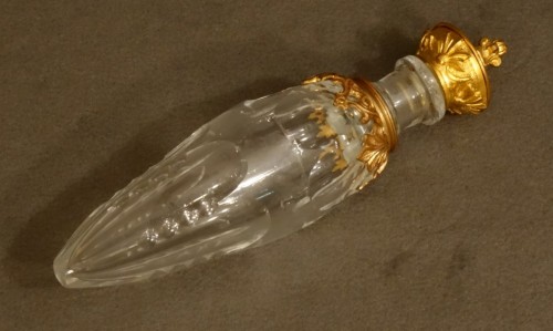 XIXe siècle - Paire de grands flacons à parfum montés XIXe