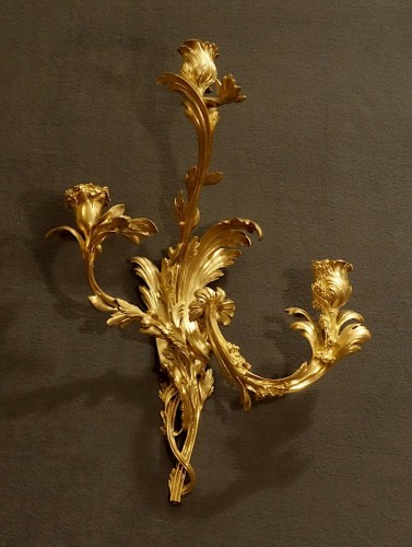 Luminaires Appliques - Ensemble de trois paires d'appliques Rocaille vers 1740