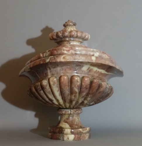 Objet de décoration Cassolettes, coupe et vase - Paire de vases navettes fin 18e