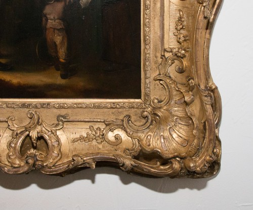 Le Charlatan d’après Frans Van Mieris fin XVIIIe Siècle - Galerie Lauretta