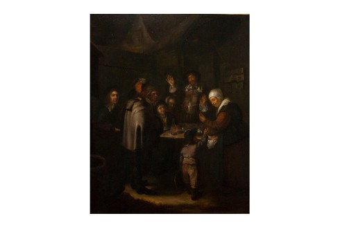XVIIIe siècle - Le Charlatan d’après Frans Van Mieris fin XVIIIe Siècle