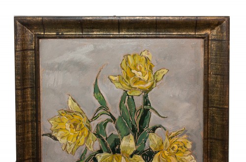 Tableaux et dessins Tableaux du XXe siècle - Bouquet de tulipes - Jacques Martin Ferrieres (1893 - 1972)