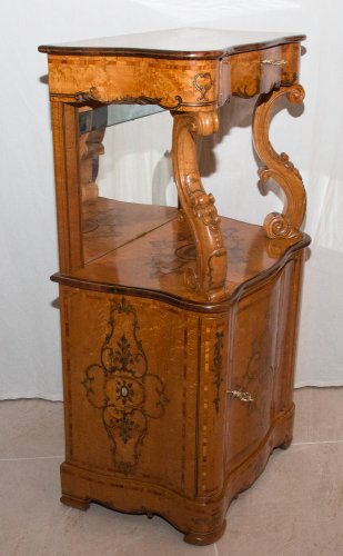 Antiquités - Paire de meubles d'appui époque Charles X