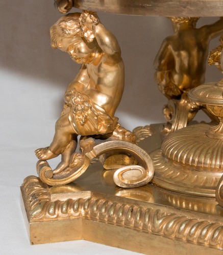 Grande coupe en porcelaine de Sèvres, époque Napoléon III - Galerie Lauretta