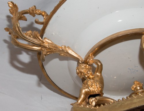 XIXe siècle - Grande coupe en porcelaine de Sèvres, époque Napoléon III