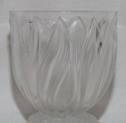 XXe siècle - Vase aux trois jaguars Lalique R France XXe siècle