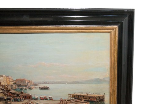 Naples Santa Lucia – Giacinto Gigante 1806-1876 - Galerie Lauretta