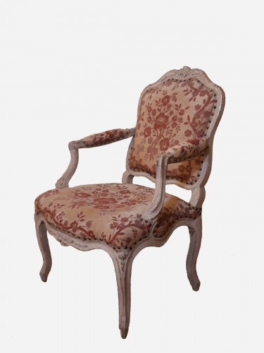 Sièges Fauteuil & Bergère - Suite de 4 fauteuils à la Reine d'époque Louis XV
