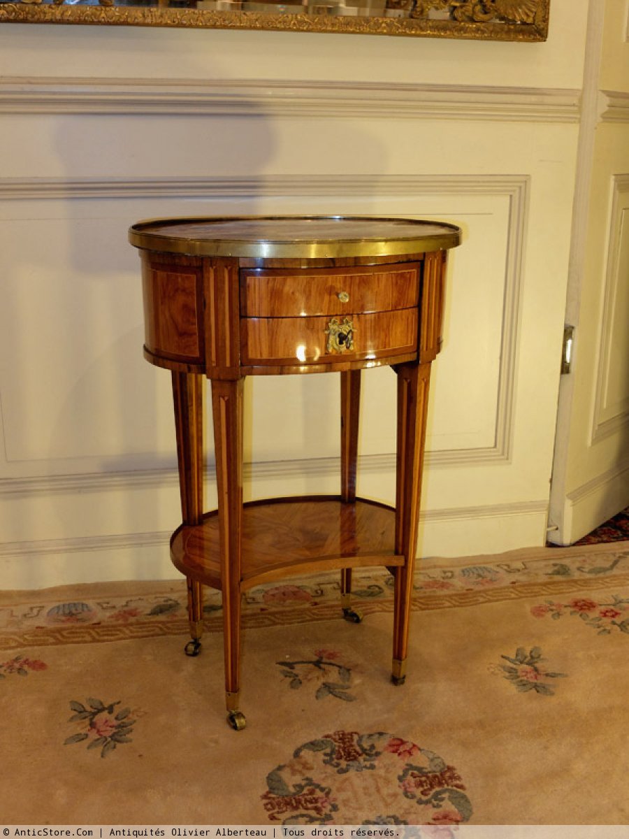 Table chiffonnière Louis XVI XVIIIe siècle N 37121