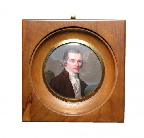 Portrait miniature de Mr Moncand Roux