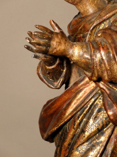 Vierge de l'Immaculée Conception - Espagne XVIIème siècle - Antiquités Olivier Alberteau