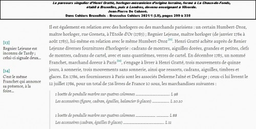 XVIIIe siècle - Pendule à l'antique signée Humbert-Droz - Paris, époque Louis XVI