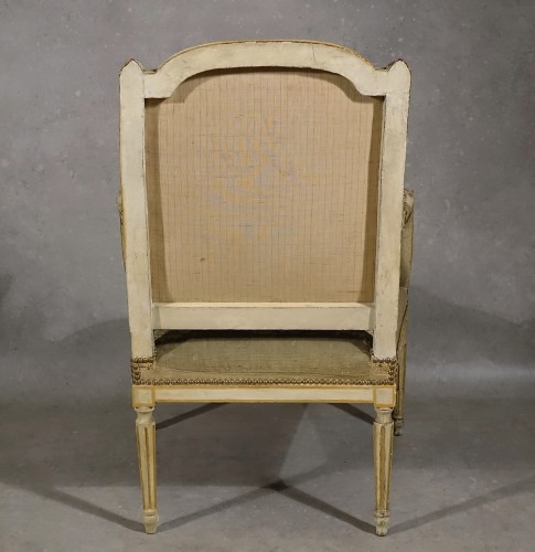 Louis XVI - Mobilier de salon - 6 fauteuils d'époque Louis XVI - Paris XVIIIe