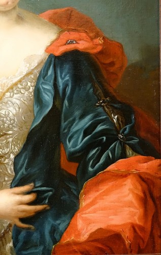 XVIIIe siècle - Grand portrait Régence - Cercle des Van Loo