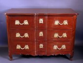 Commode de port - Travail d ébénisterie nantaise - poinçon de Jurande 1772