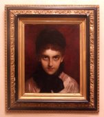 Portrait d une jeune fille orientale par Henriette Browne