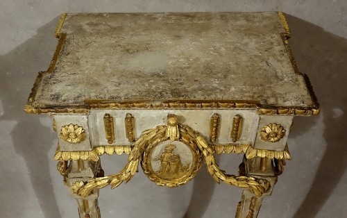 Louis XVI - Petite console néoclassique - Piémont XVIIIe