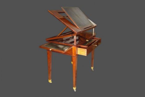 Table d’architecte dite « à la Tronchin » - Mobilier Style Restauration - Charles X