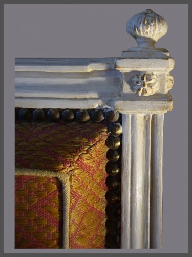 XVIIIe siècle - Paire de fauteuils "à la Reine" d'époque Louis XVI estampillés Dupain