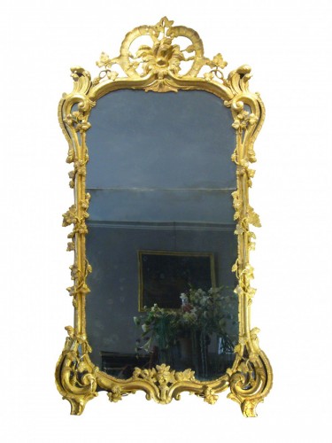 Miroir provençal d'époque XVIIIe siècle