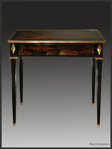 Mobilier Table & Guéridon - Table en laque de Chine estampillée M. CARLIN - Epoque Louis XVI