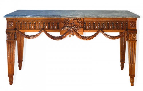 Table console attribuée aux ateliers de Jean-François HACHE d'époque Louis XVI