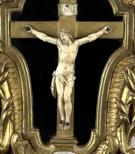 Art sacré, objets religieux  - Crucifix du Comtat Venaissin milieu XVIIIe, l'Apocalypse de Saint-Jean