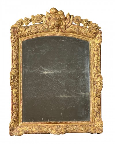 Miroir martial d’époque fin Louis XIV début Régence