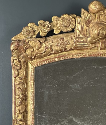 XVIIIe siècle - Miroir martial d’époque fin Louis XIV début Régence