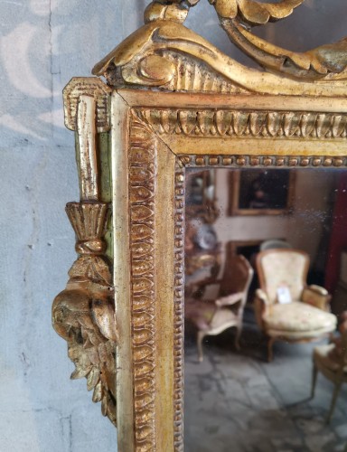 Miroir néoclassique d’époque Louis XVI vers 1781. - Louis XVI