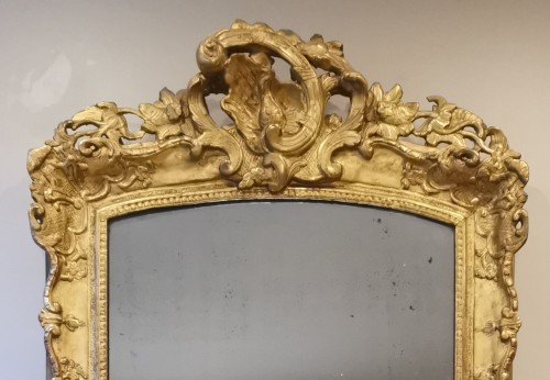 Miroirs, Trumeaux  - Miroir d'époque fin Régence vers 1730-1735