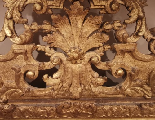 XVIIe siècle - Miroir d'époque Louis XIV, vers 1680