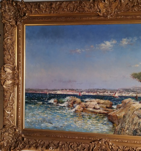 Bord de Méditerranée Marseille - Louis Nattero (1870-1915) - Art nouveau