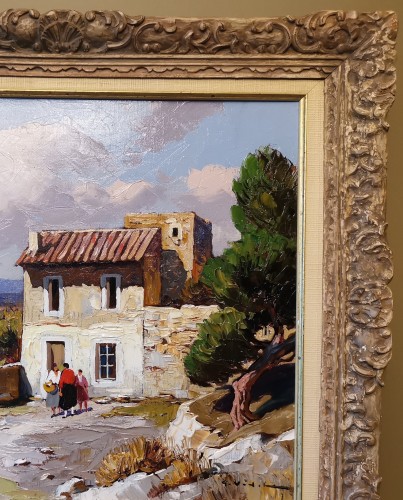 Gustave Vidal (1895-1966) - Paysage Provençal - Art Déco
