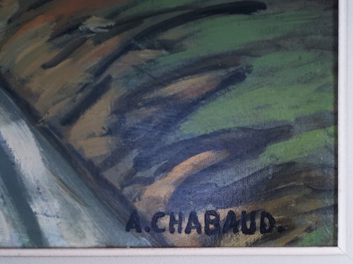 Tableaux et dessins Tableaux du XXe siècle - Auguste Chabaud (1882 - 1955) - Le chemin du mas