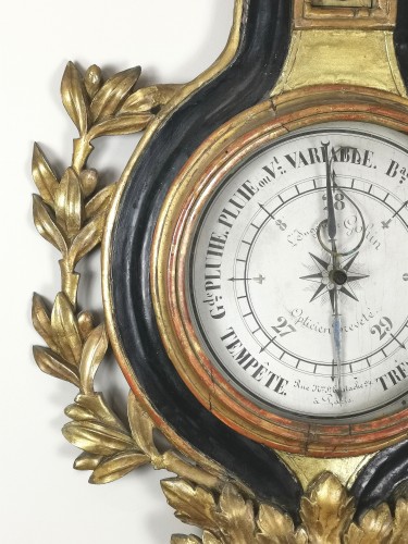 Baromètre-thermomètre d’époque Louis XVI - Sérignan Antiquités