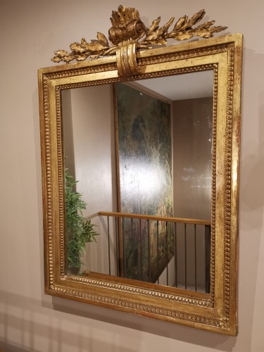 Miroir néoclassique d’époque Louis XVI vers 1780 - Miroirs, Trumeaux Style Louis XVI